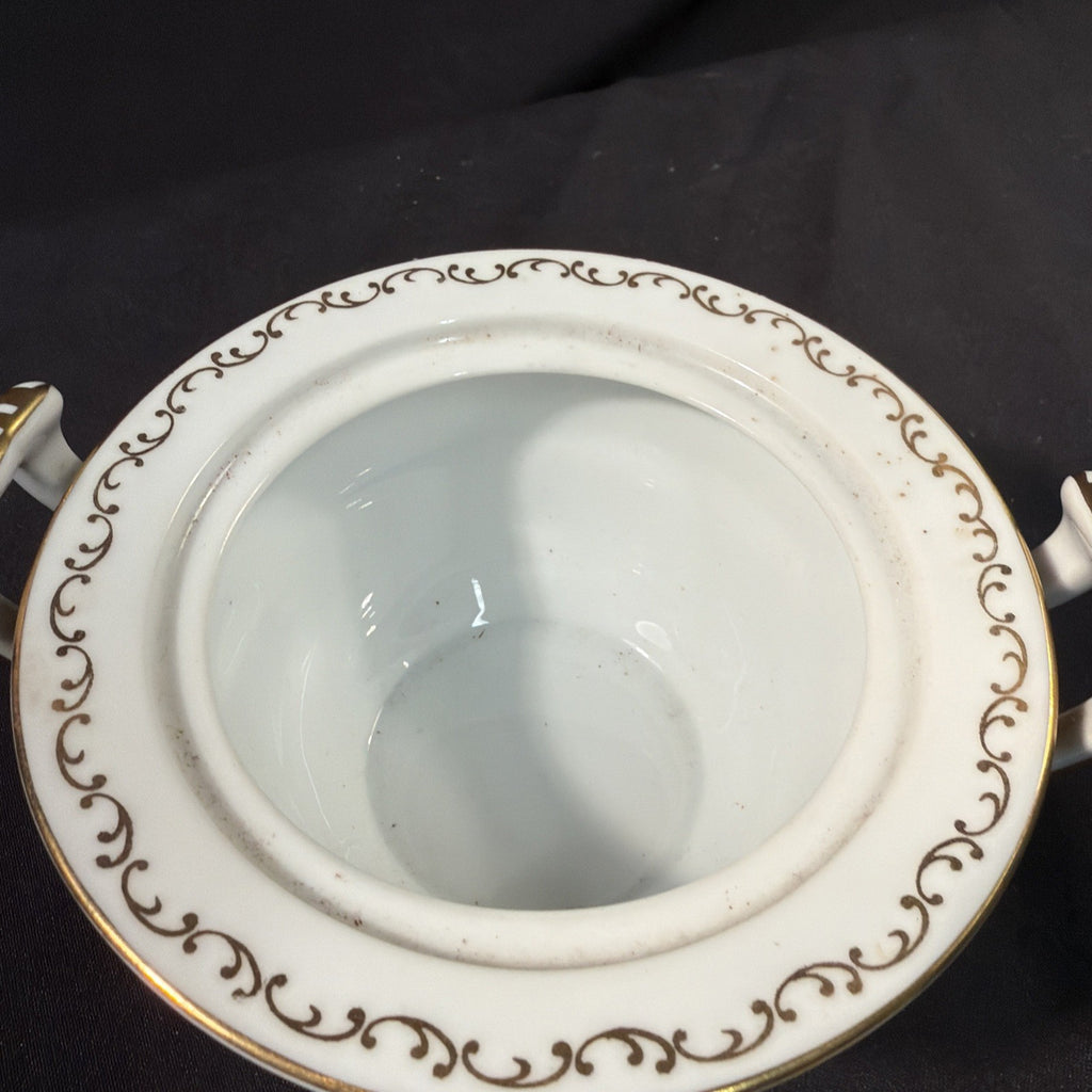 Noritake Occupied Japan Two Handled Lidded Bowl Excellent Cond. - (2063)