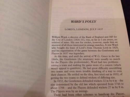 Book - Cricket's Strangest Matches True Stories from 150 years 2002 (1686