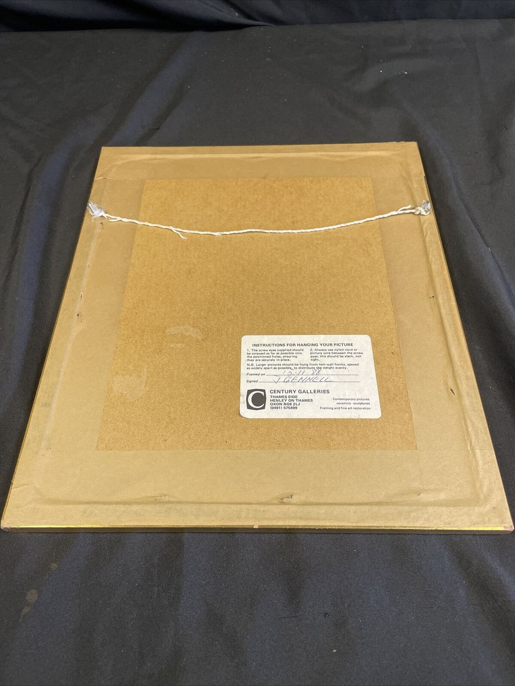 Vintage Print Holiday Putts by Mr Punch Framed Glazed 36cm x 31cm - (8139)