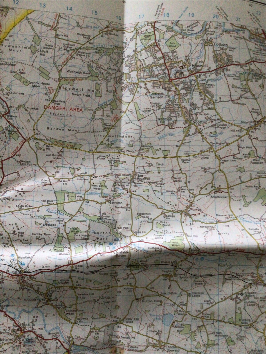 MAP - Ordnance Survey 1:50 2nd Series 1980 -Northallerton & Ripon #99 (8716