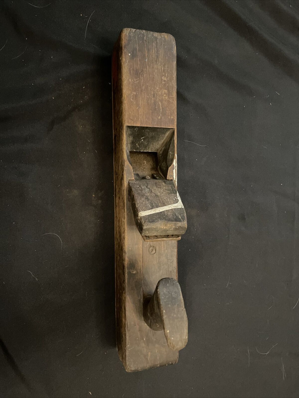 Antique Large Wood Plane 42cm with WARD Blade Solid Carpenters - (8401)