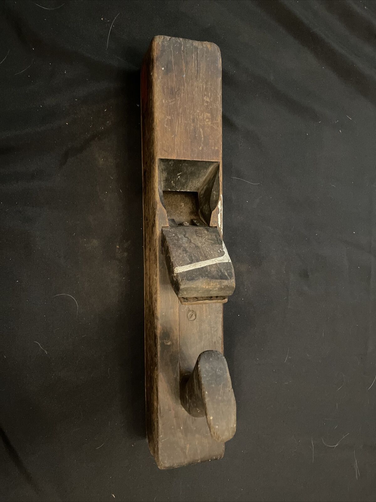 Antique Large Wood Plane 42cm with WARD Blade Solid Carpenters - (8401)