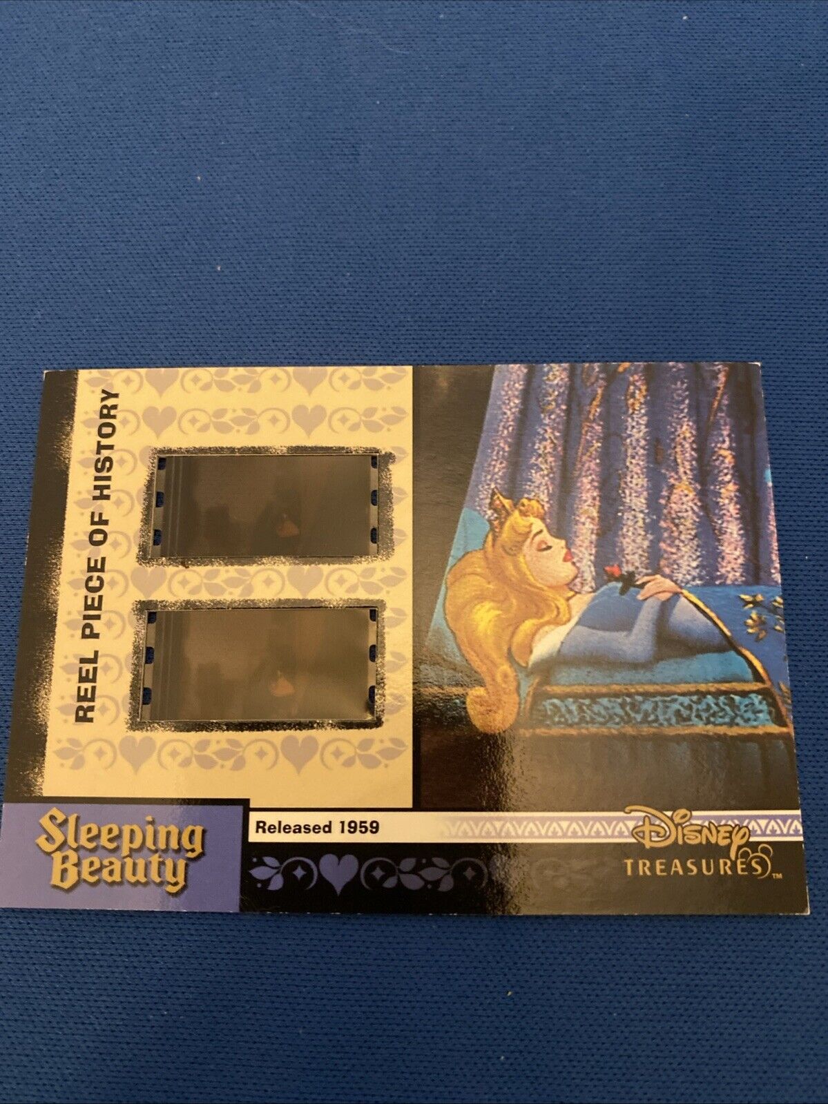 2003 Upper Deck Disney Treasures Sleeping Beauty Reel Piece Card PH16 (5776)
