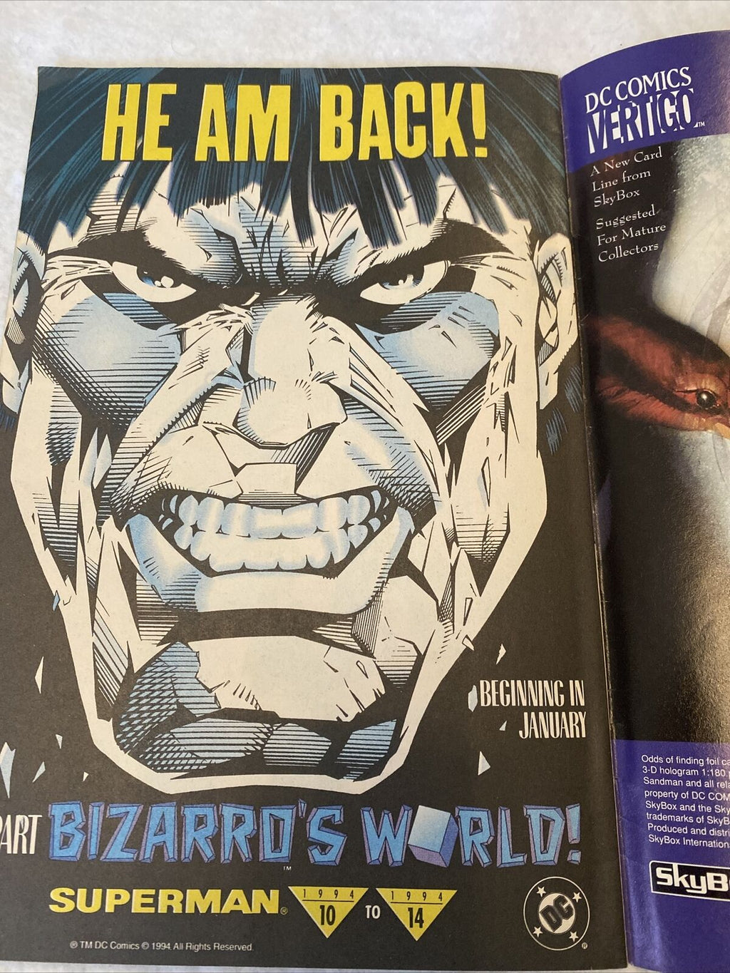 COMIC - DC Comics HAWKMAN Mongrel Rules! - Mar 1994  - New York - (8824)