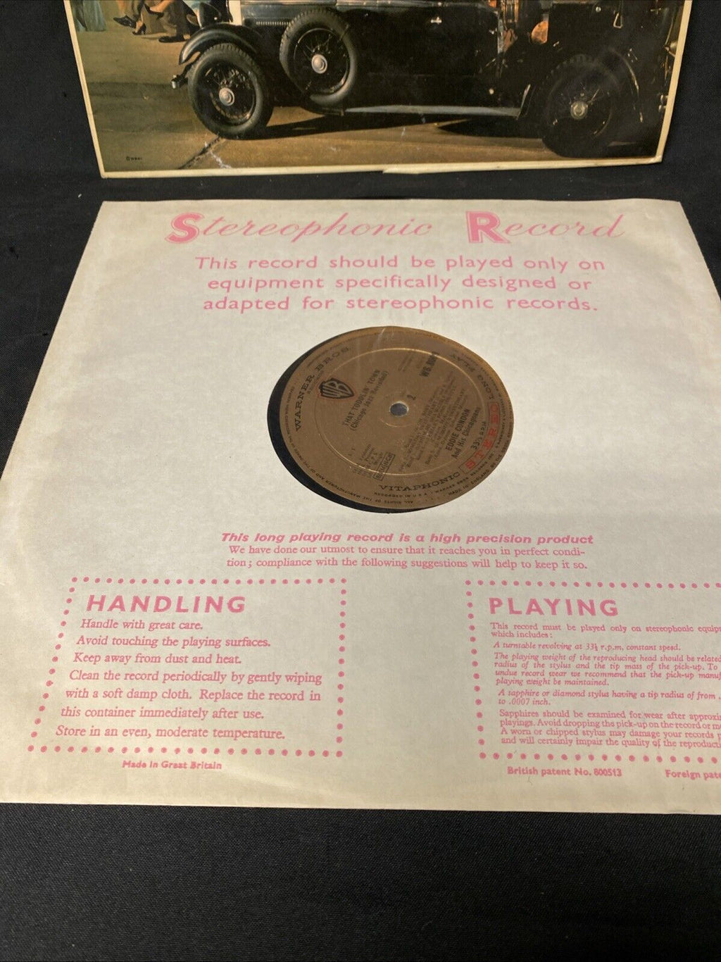 VINYL RECORD - Eddie Condon That Toodlin' Town Jazz - WS8009 - (5681)