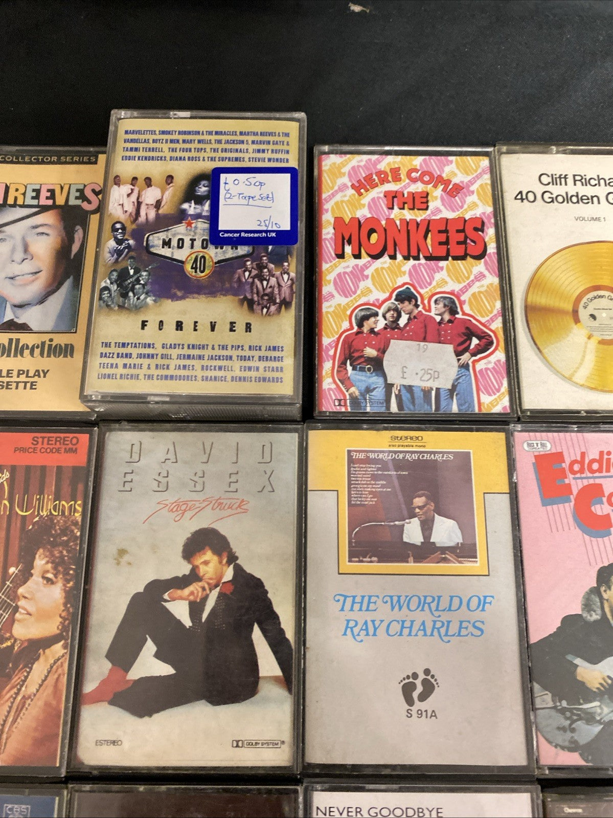 20 Cassette tapes Mainly 60's / 70's Searchers Ross Cochran - (1736)