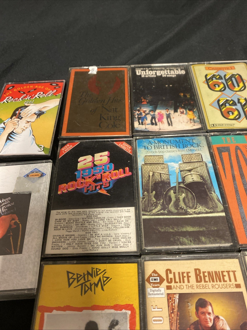20 Cassette tapes Mainly 60's / 70's Tom Jones Bennett Shadows - (1742)