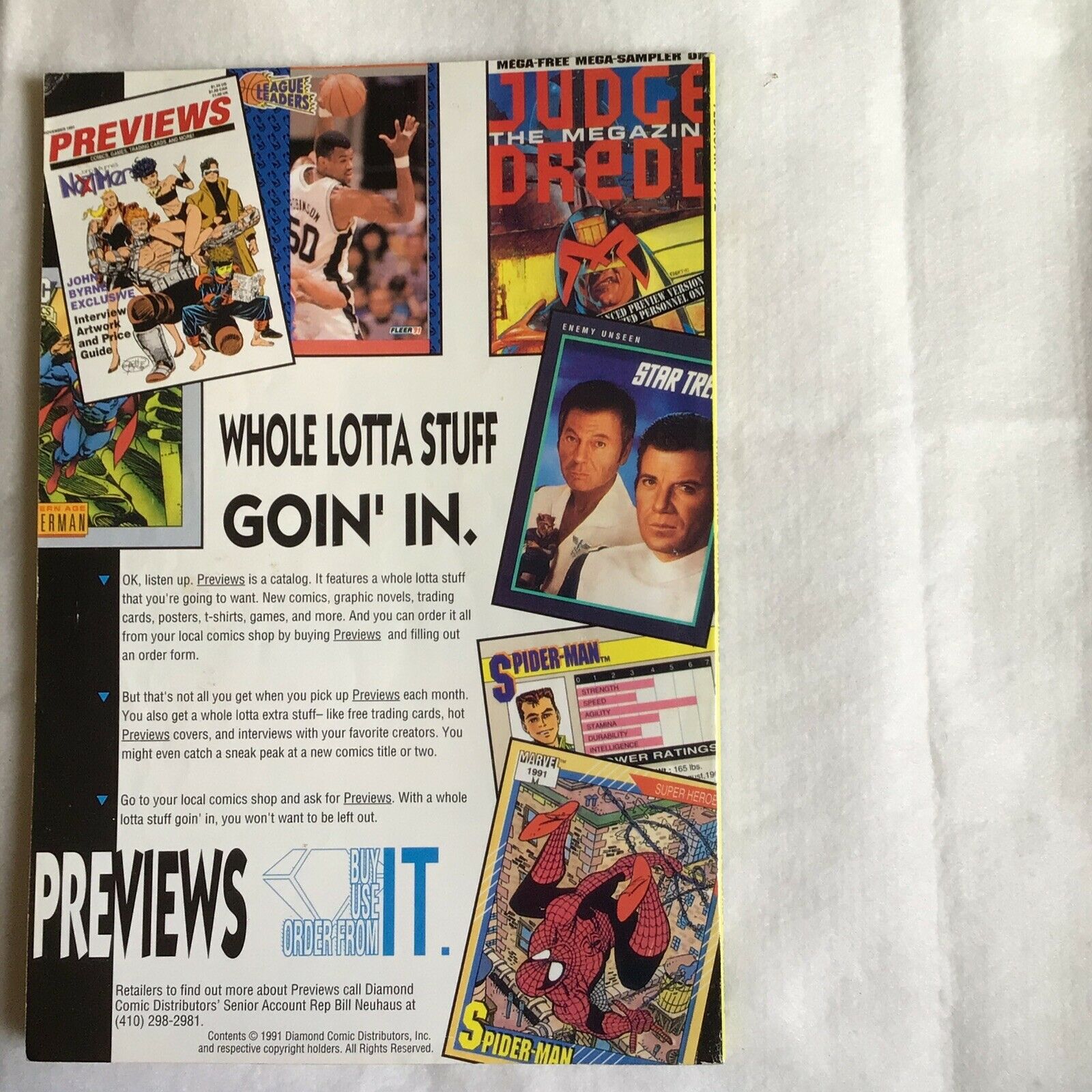 WIZARD Comic Collectors book and price guide No 6 February 1992 - (8898)