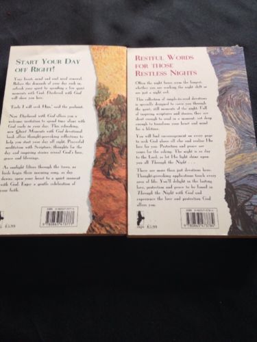 Book - Quiet Moments with God Daybreak and Through Night 2 books - 1999 - (1195)