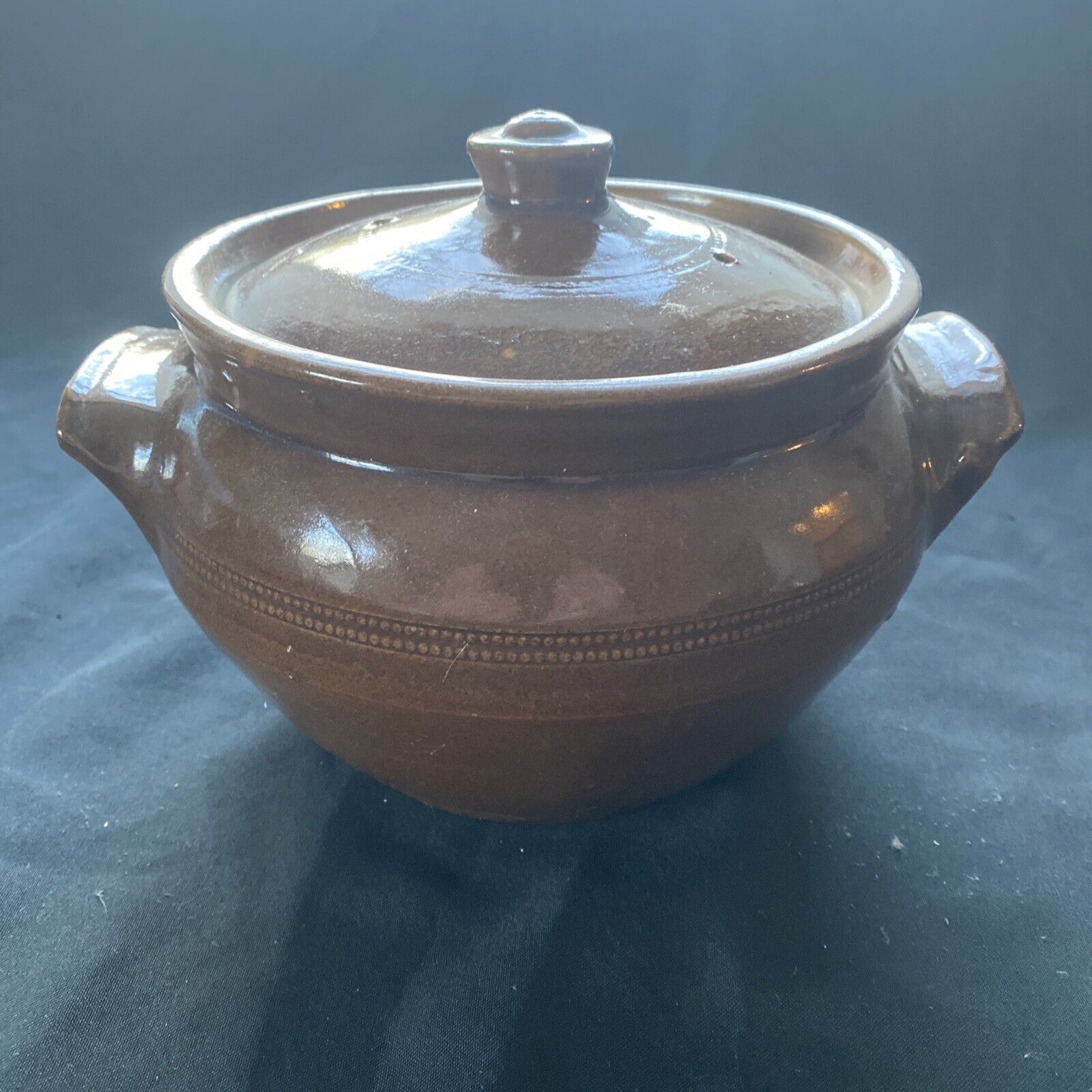 Pearsons of Chesterfield Casserole pot with lid Vintage 70's - (9602)