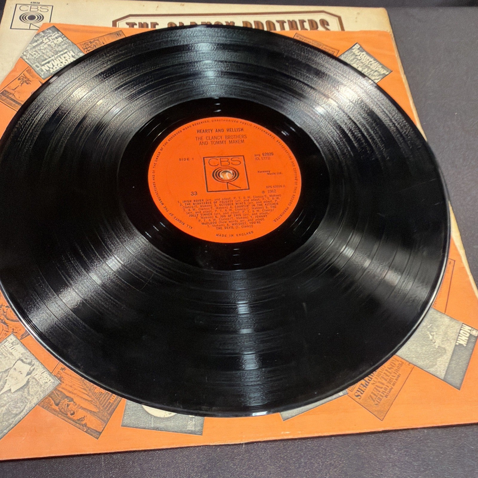 VINYL RECORD - The Clancy Brothers & Tommy Makem Nightclub Performance (1501)