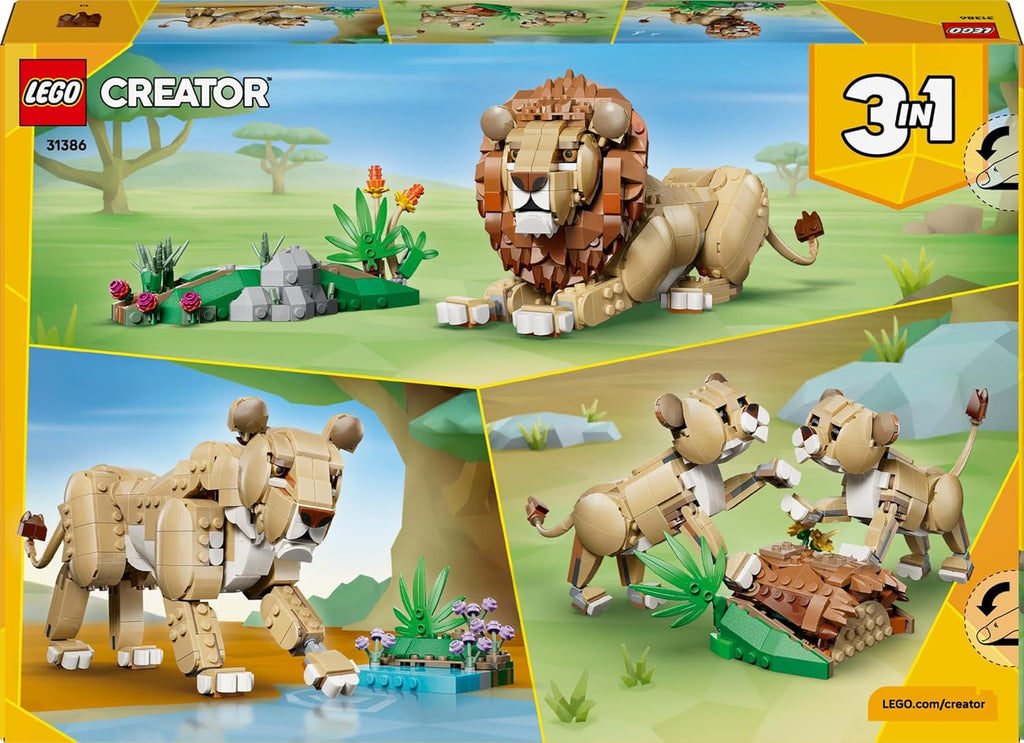 LEGO Creator 3 in 1 - Wild Animals: Majestic Lion - 31386