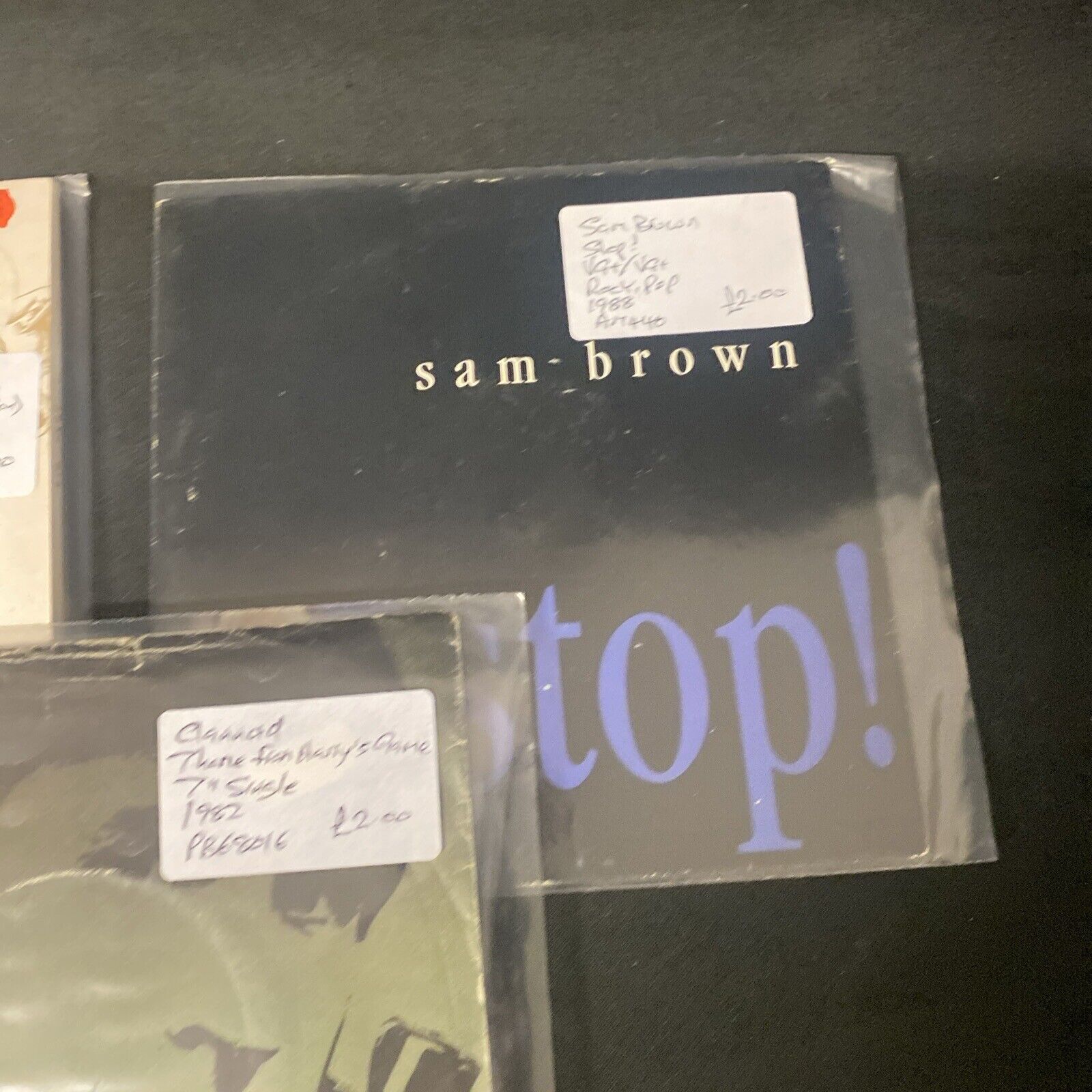 Vinyl Records 7" Singles 5 x 1980's Clanned and Sam Brown -(9470