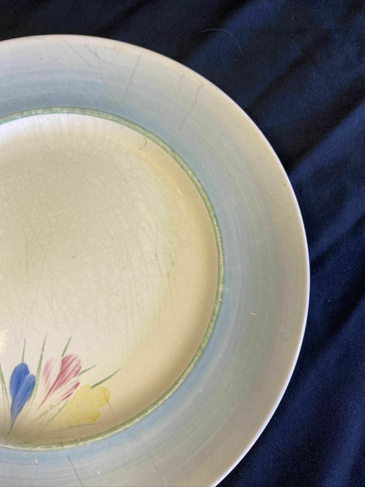 Clarice Claiff Crocus Design Newport Pottery - Plate x 1 x25cm - (7660)
