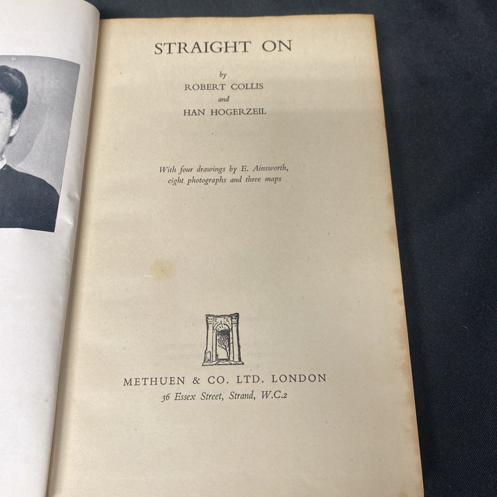 Book - Straight On - Collis & Hogerzeil - 1st Ed 1947 - (1521)