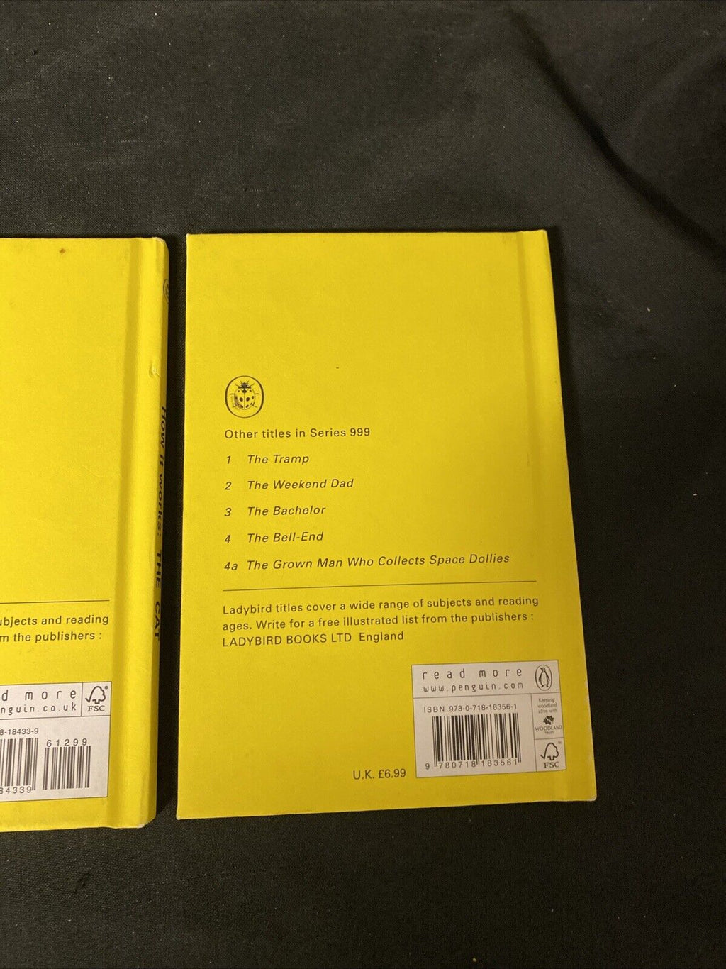 3 x The Ladybird Book - The Cat / Husband / Wife (Ladybird for Grown-Ups) (5648)