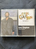 Eric Clapton Cassette Tapes Behind The Sun & August -(5900)