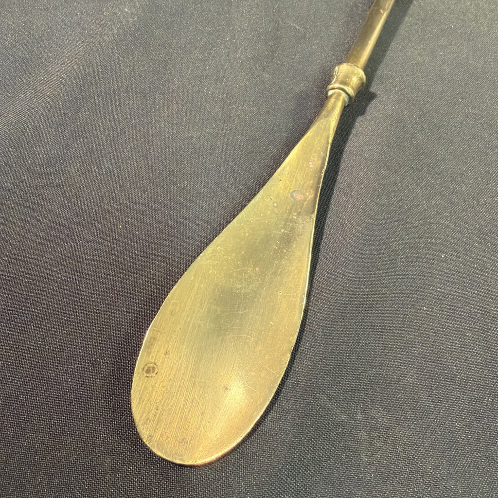 Solid Brass Shoe Horn Antique 18" Excellent Condition - (2062)