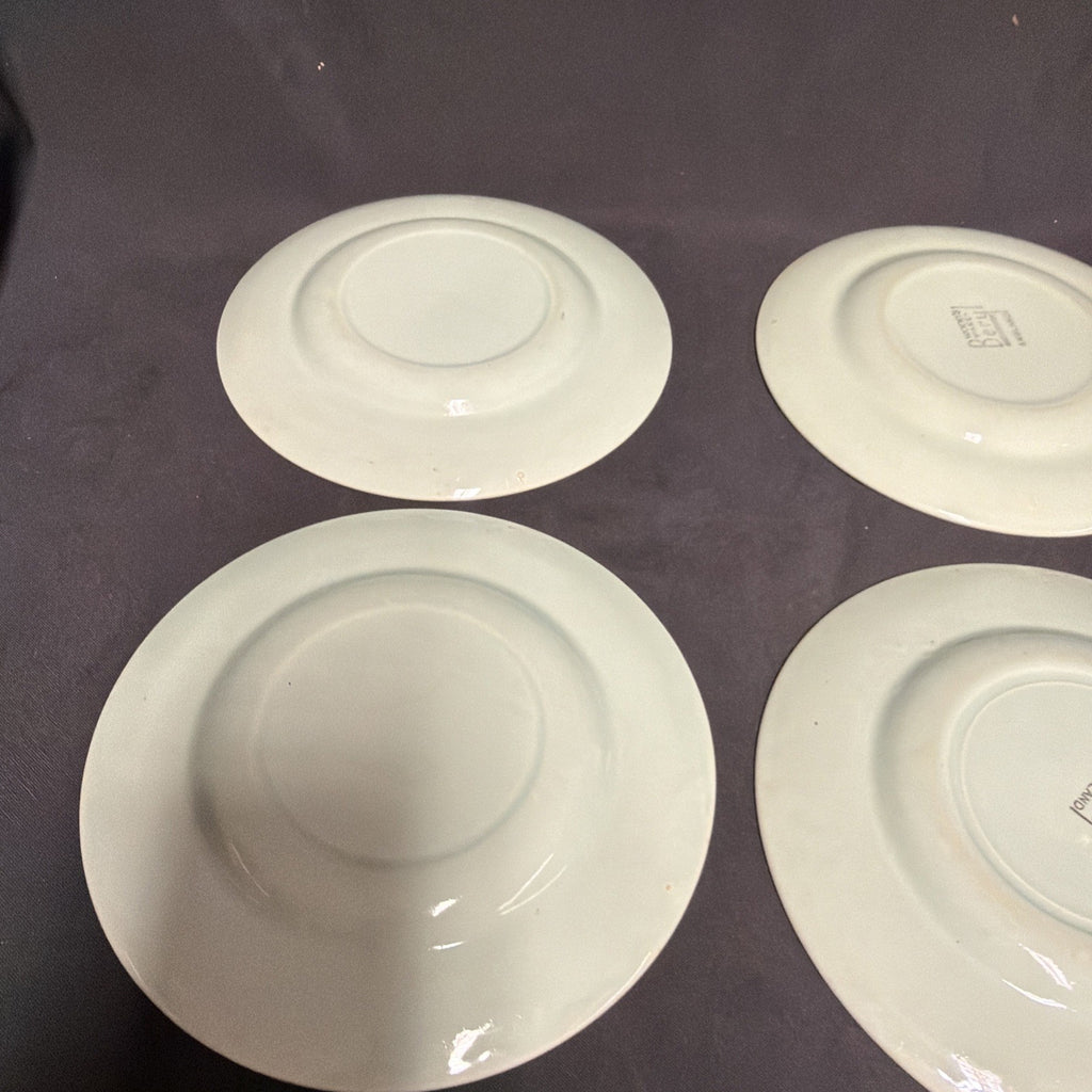 Wood's Ware Beryl Green 1940's Ceramic Side Plates x 6 VGC - (1915) 