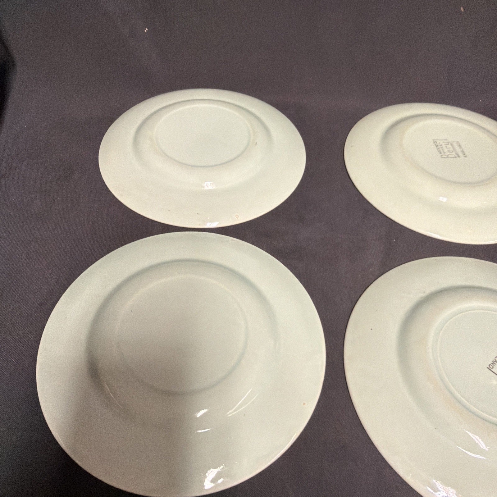 Wood's Ware Beryl Green 1940's Ceramic Side Plates x 6 VGC - (1915) 