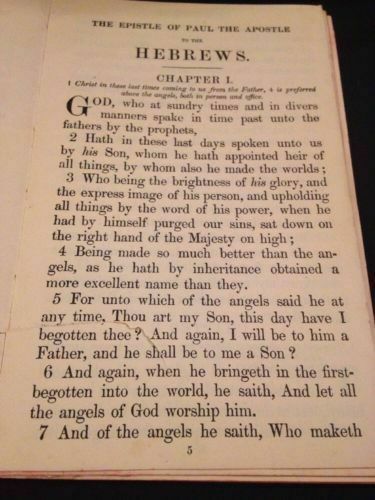 Book - The Epistle of Paul The Apostle - Eyre & Spottiswoode  1900 ? (1369)