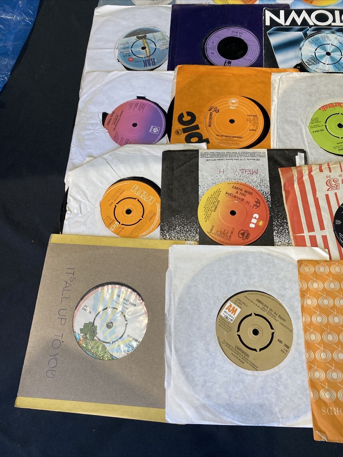 Vintage 1980's 7" Singles x20  Buggles Commodores Wild Cherry + More (8363
