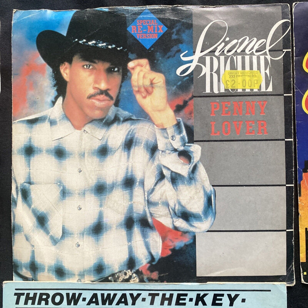 Vinyl Records 7" Singles 5 x 1980's Lionel Richie, Linx, Elbow Bones - 9437