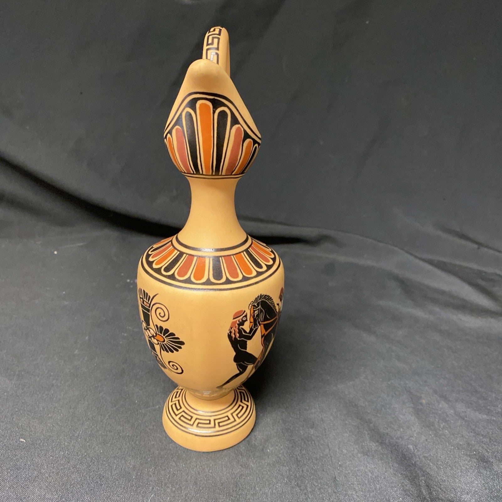 Greek Vase by D. Vassilopoulos Scale Size Urn, copied from 520 B.C Athens Museum - (1724)