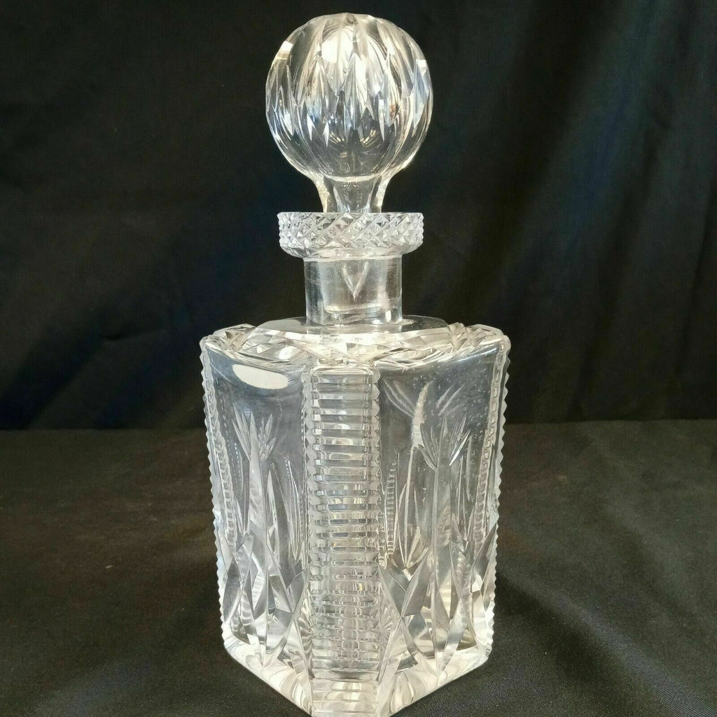 Brierglass Lead Crystal Decanter 24cm high no damage - (8111)