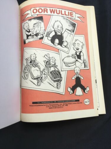 Oor Wullie - Sunday Post Annual 1998 D.C Thompson Book - (7442)