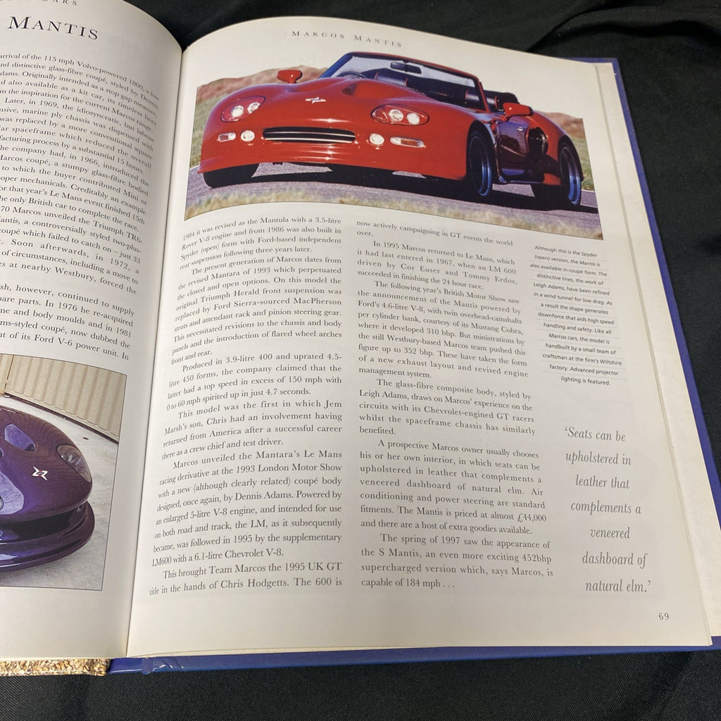 The Fastest Car - Hardback Book 1998 Michael Bowler Ferrari cover - (1397)