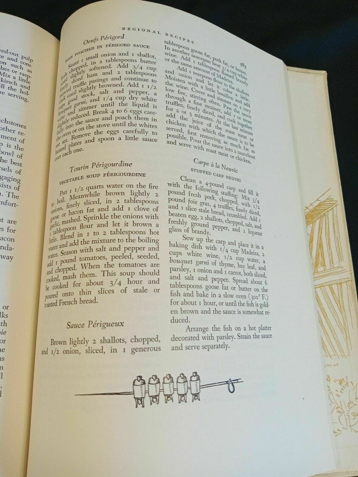 Bouquet De France 1st Ed  2nd press Samuel Chamberlain Gourmet - 1953 Book (7873