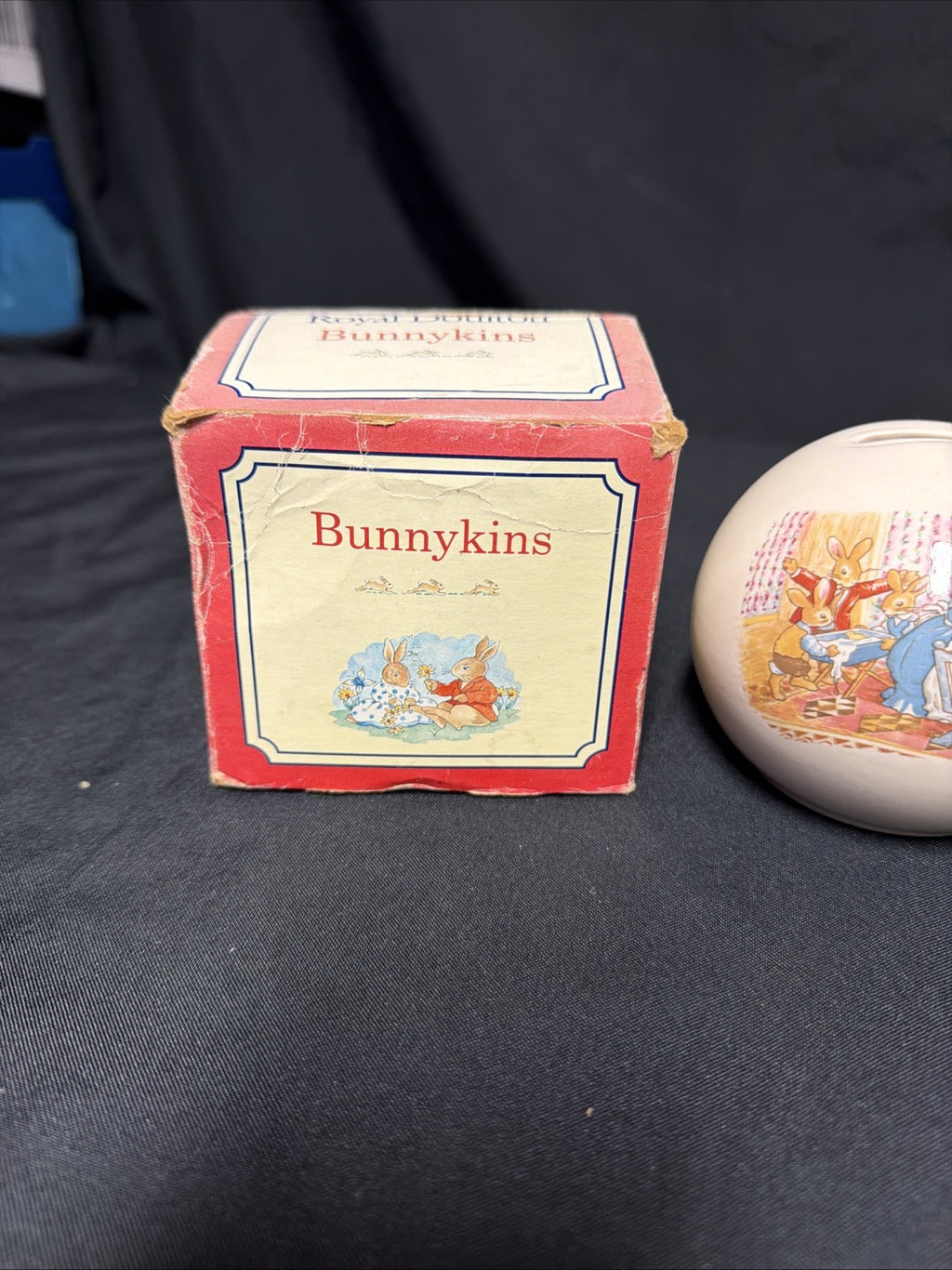 Royal Doulton Bunnykins Moneyball Coin Bank Vintage 1994 - (1892)