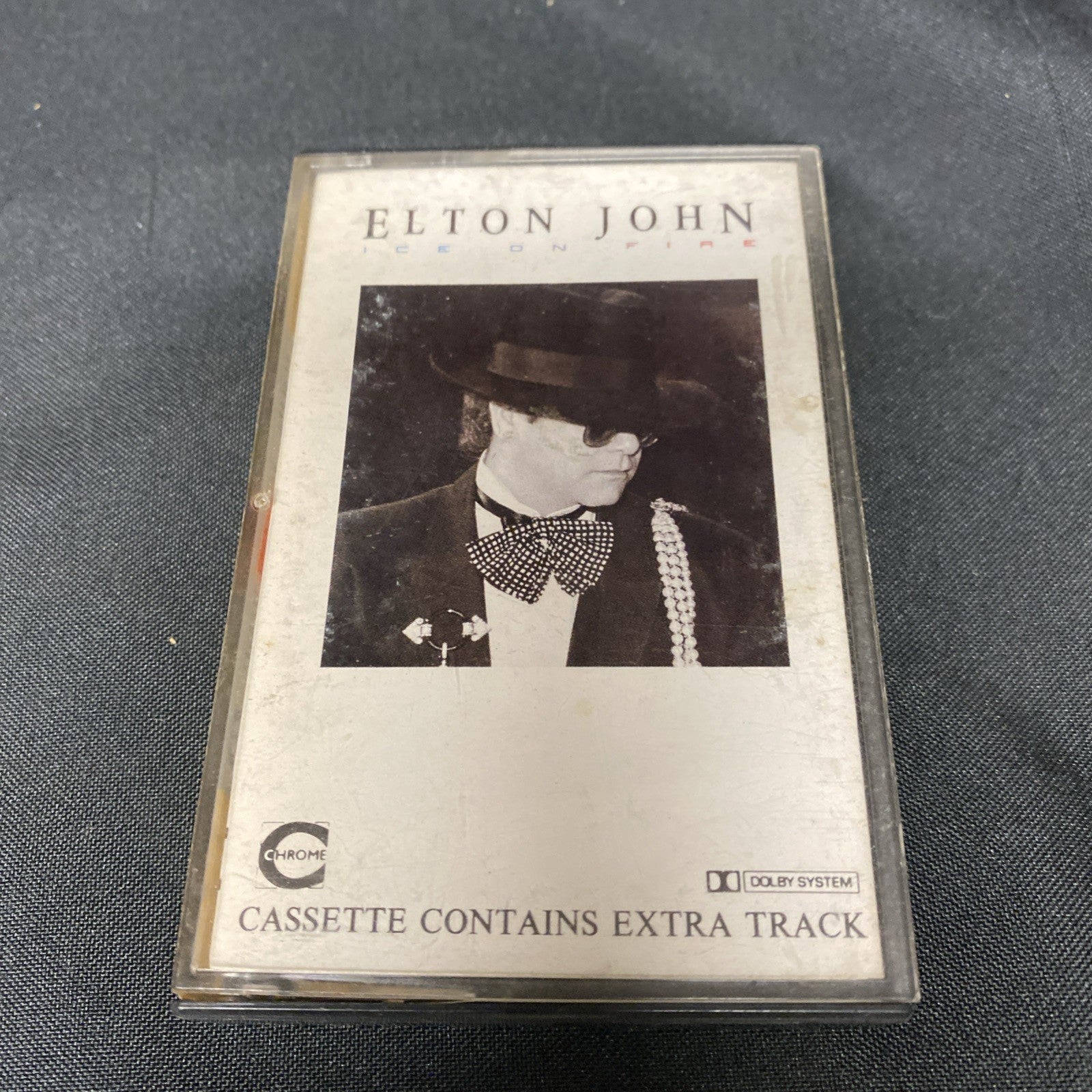 Elton John Ice On Fire Cassette Tape 1985 - (1389)