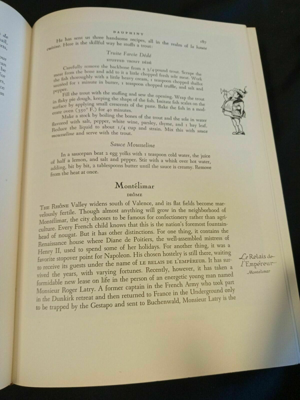 Bouquet De France 1st Ed  2nd press Samuel Chamberlain Gourmet - 1953 Book (7873