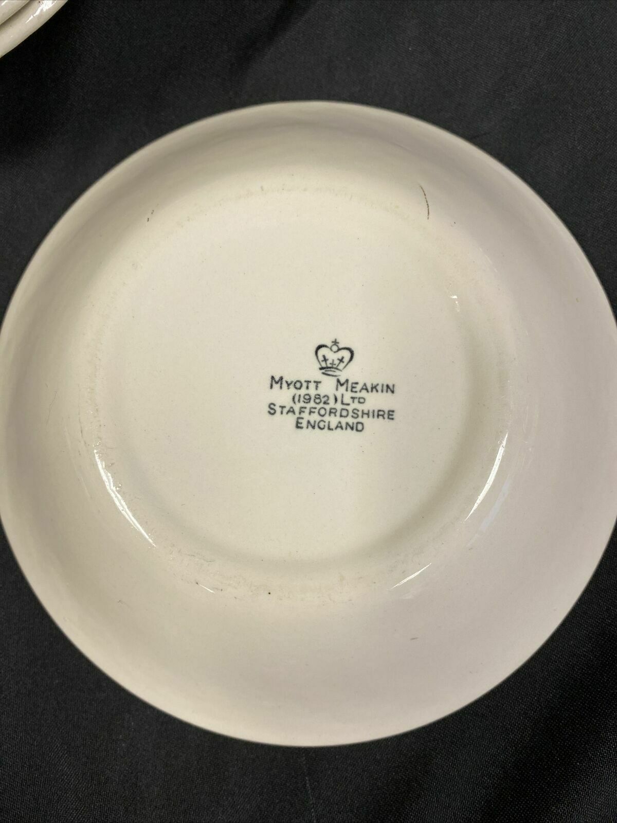 Myott Meakin Ltd 1982 - Coupe Cereal Bowls 6 3/8" (Set x 5 ) - (7743)