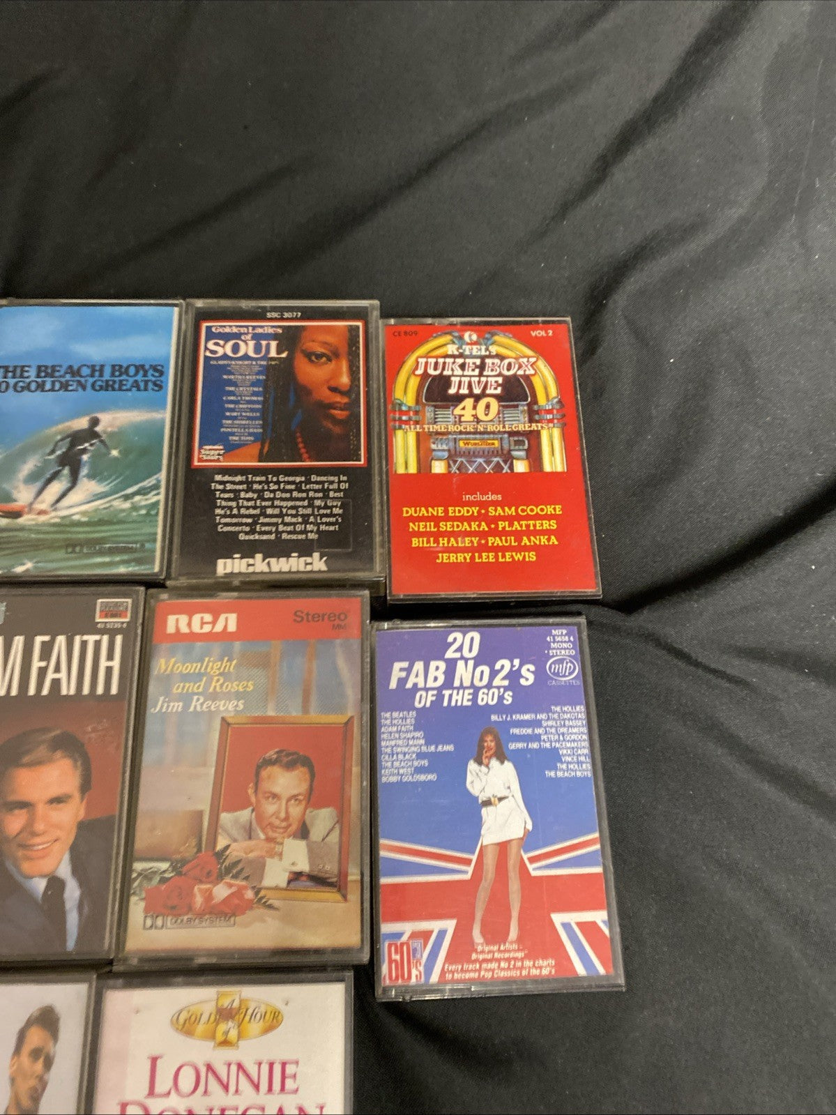 20 Cassette tapes Mainly 60's / 70's Whitman Faith Diamond - (1739)