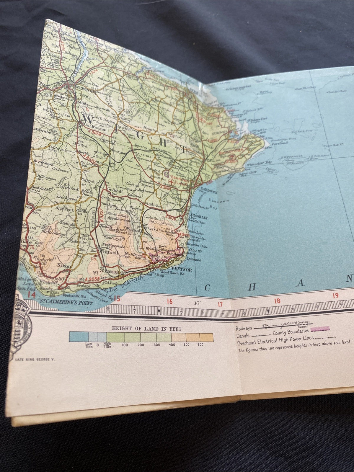 New Forest Bartholomew Revised Half Inch contoured Paper Map #5 (1273)