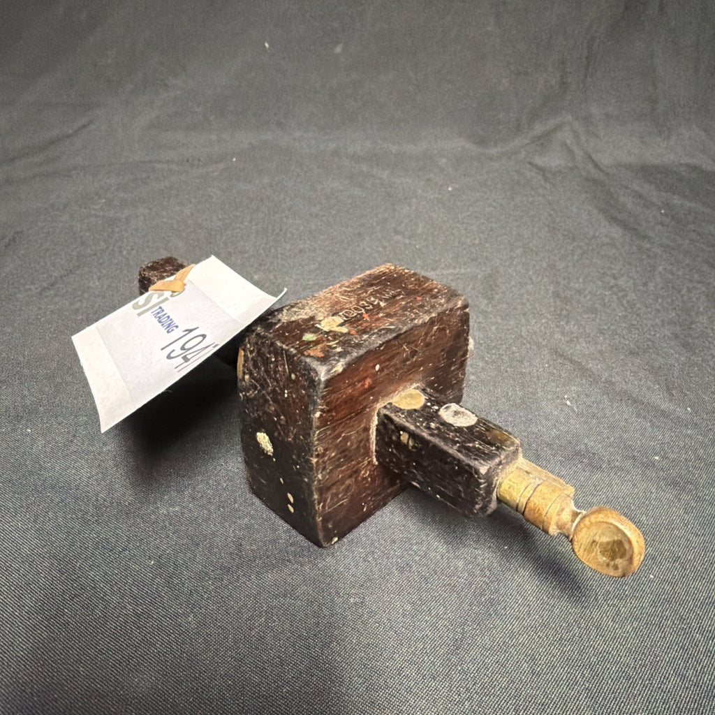 Antique British Rosewood & Brass Mortise Gauge 7.5"- (1947)