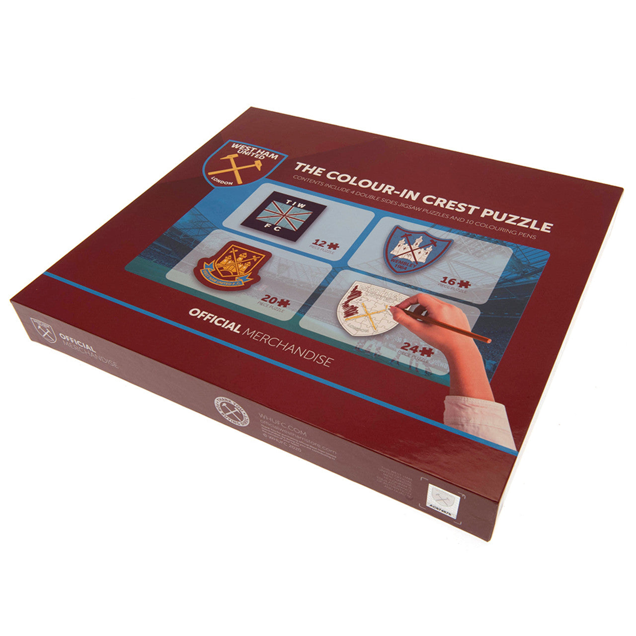 West Ham United Football Club Official Shop Merchandise 4x 12-24 piece puzzles
