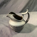 Vintage Black Basalt Jug / Creamer 9cm tall Wedgwood? - (1982)