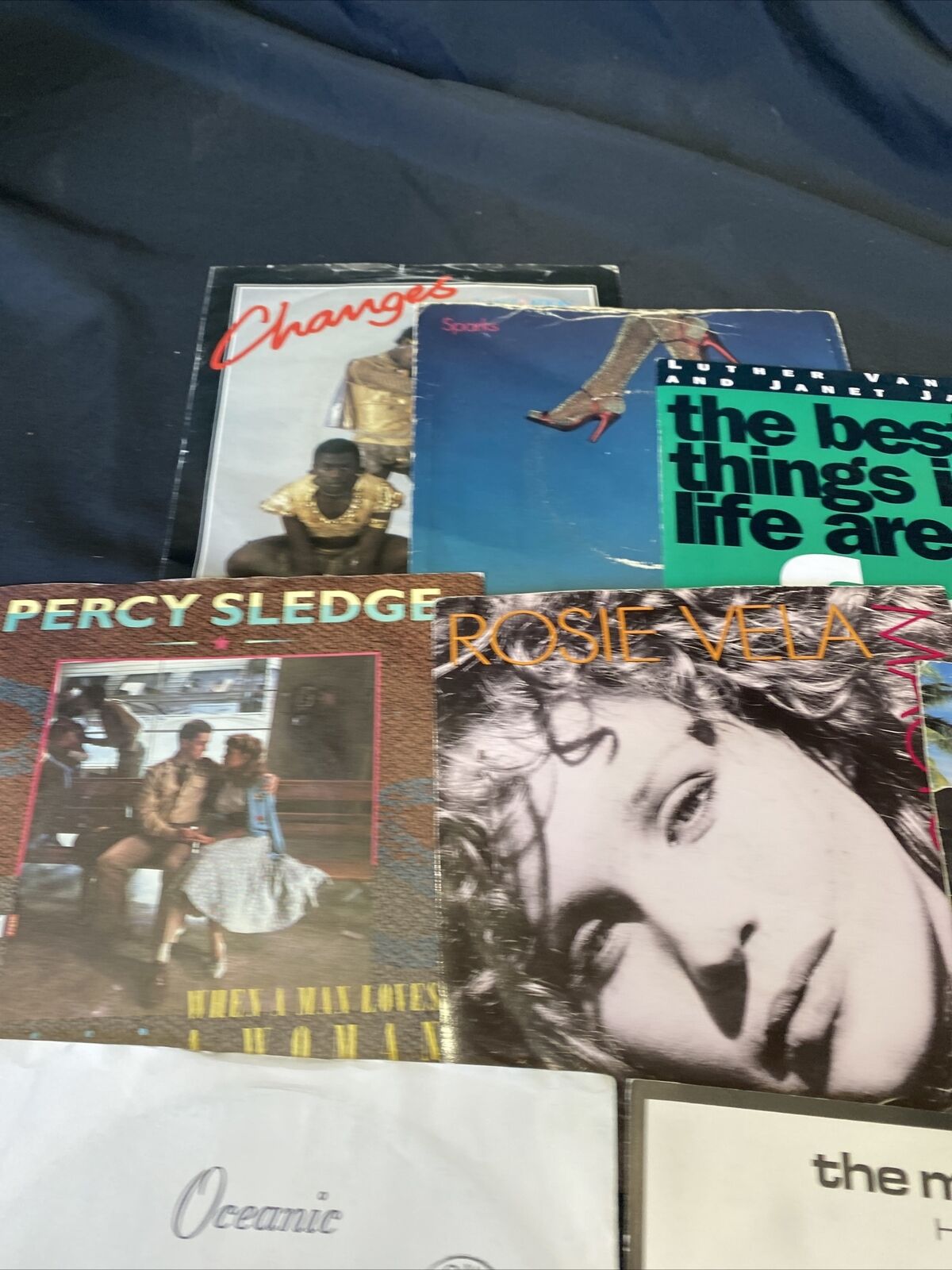 Vintage 1980's 7" Singles x12  Blondie Level 42 Roman Holiday + More (8359
