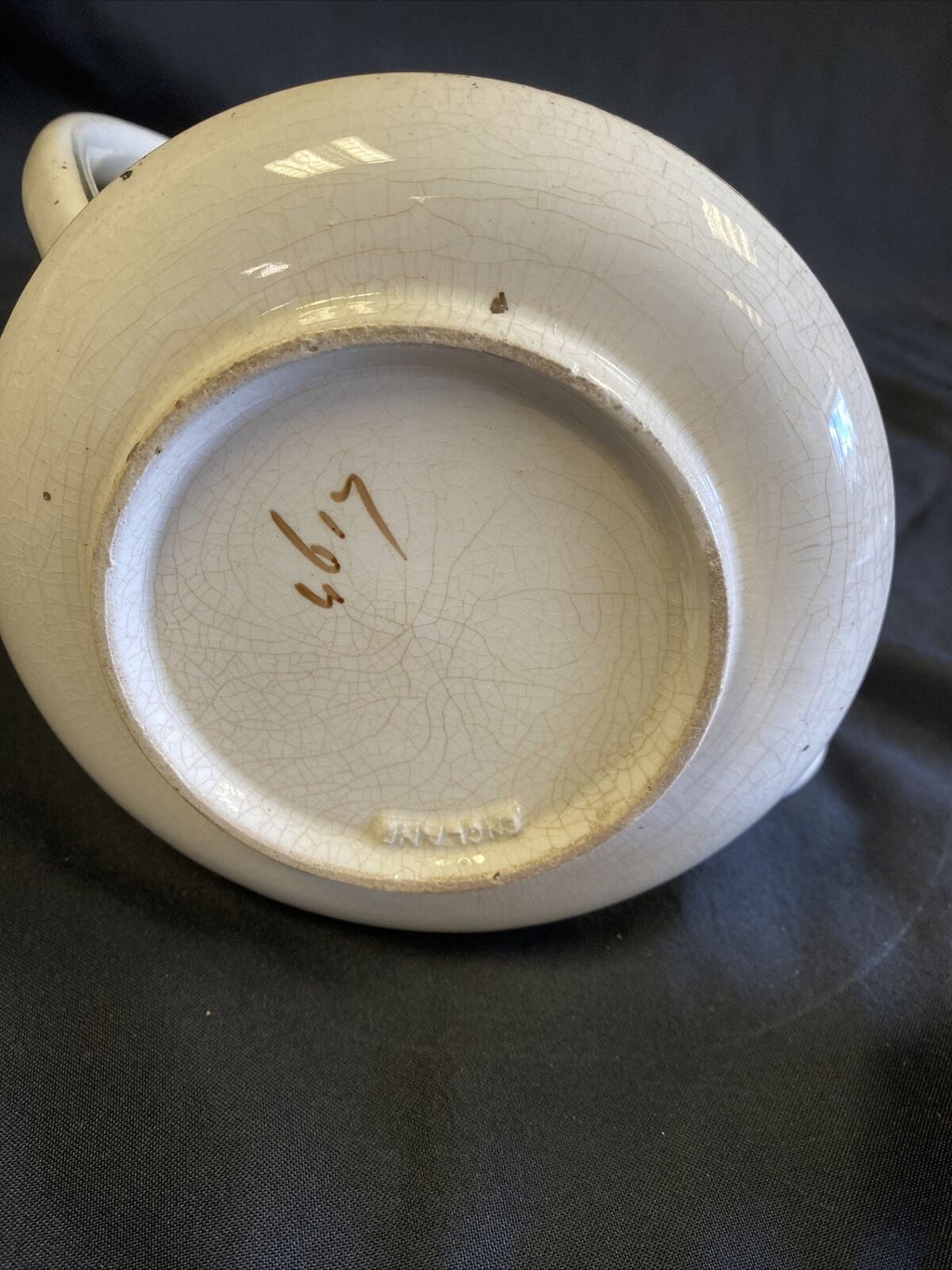 Genuine Staffordshire Benthall - Salopian Teapot Jack & Jill 1920's RARE - (7568