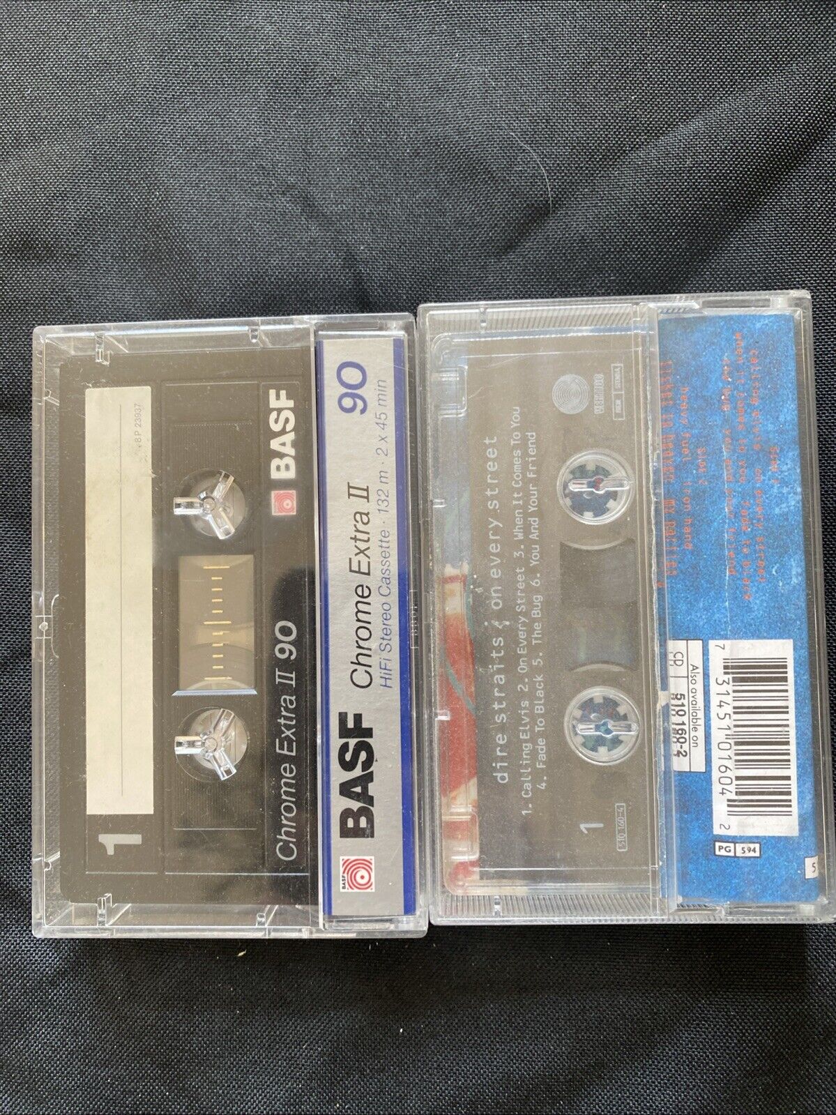 Dire Straits Cassette Tapes On Every Street and LIVE IN 85' - (5908)