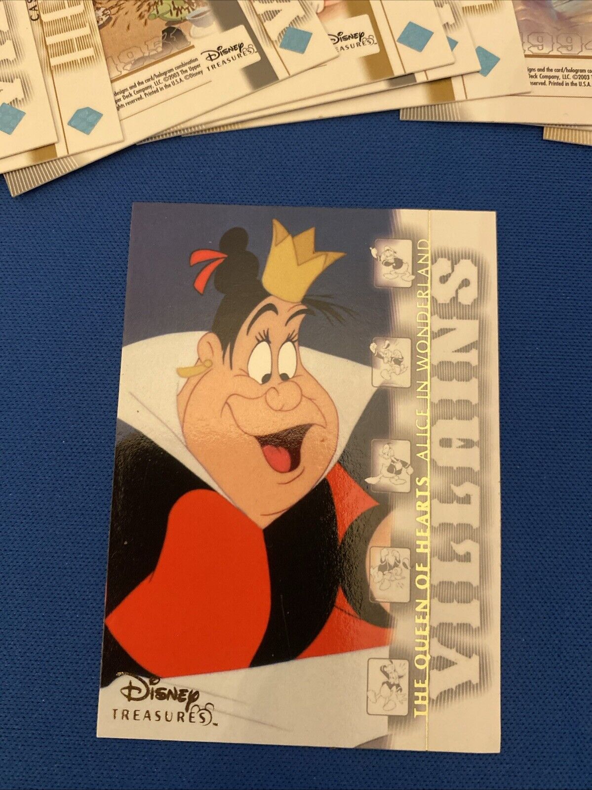 Upper Deck 2003 Disney Treasures Series Villians/Heroes x11 Trading Cards (5750)