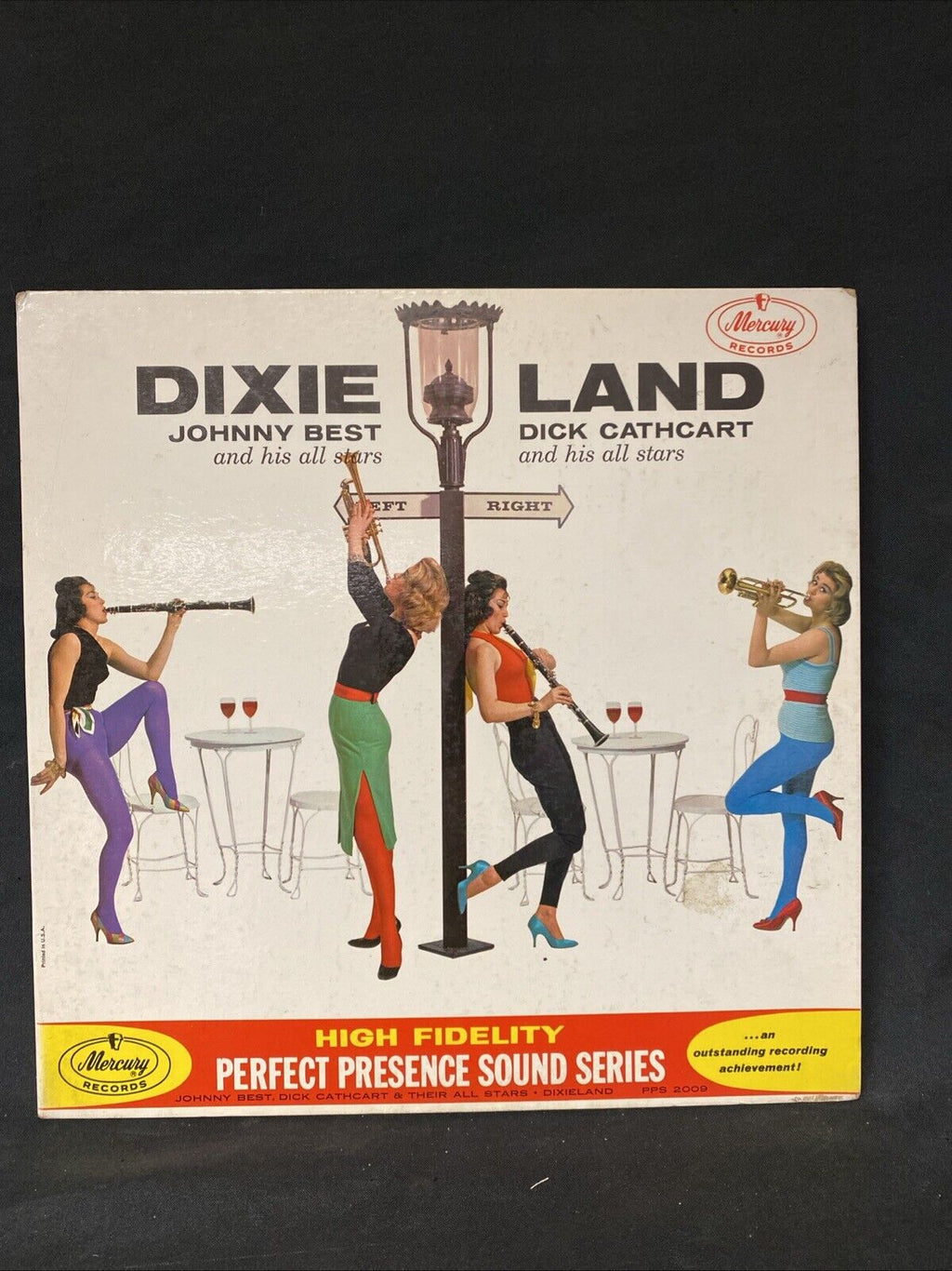VINYL RECORD - Dixieland Johnny Best Dick Cathcart Jazz Ex Cond PPS2009 -(5675)