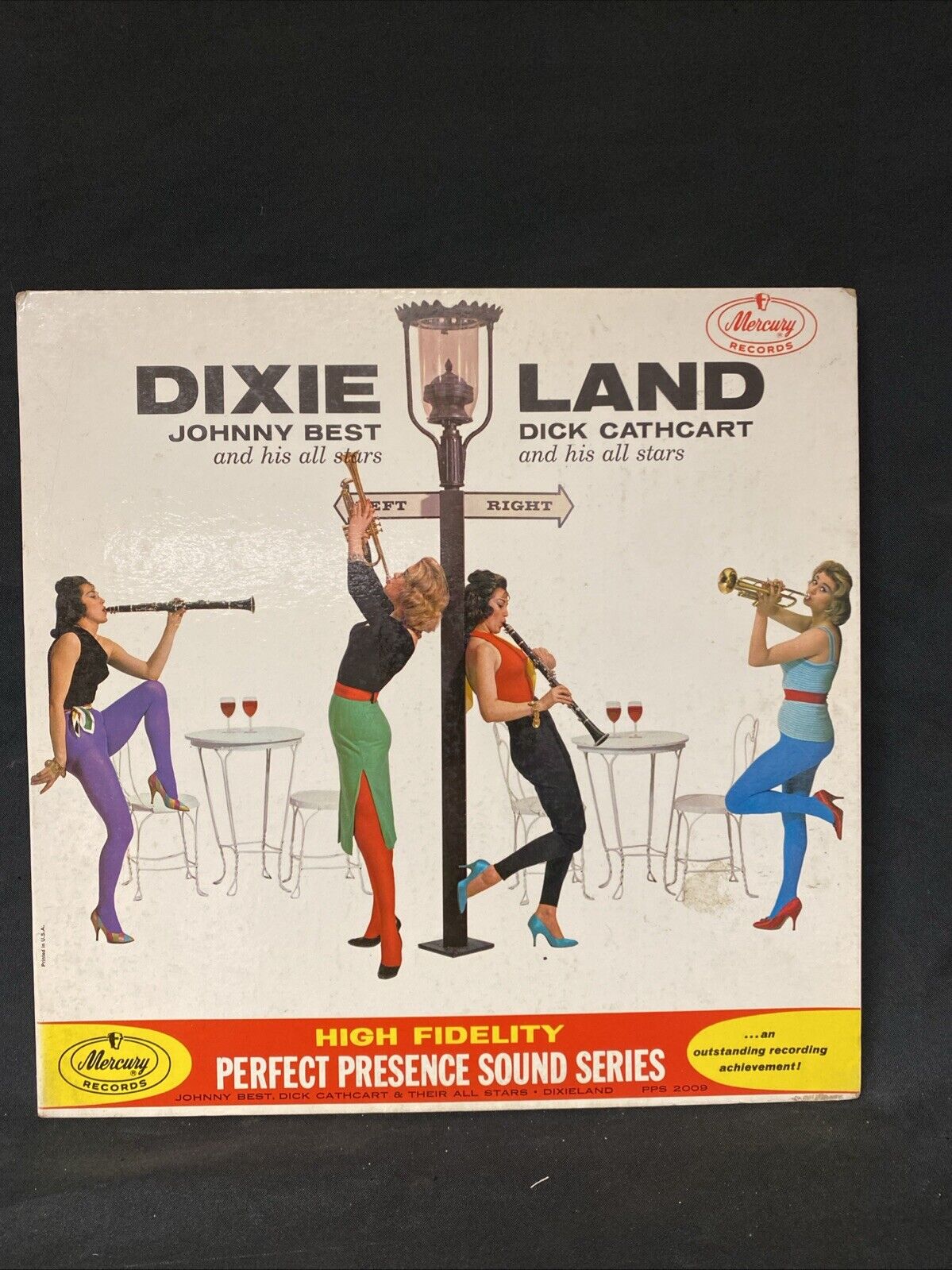 VINYL RECORD - Dixieland Johnny Best Dick Cathcart Jazz Ex Cond PPS2009 -(5675)