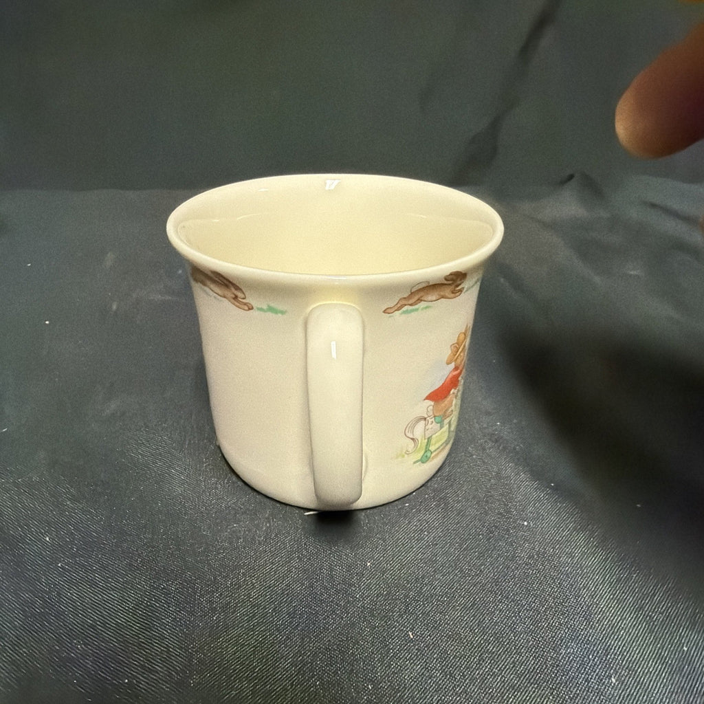 Royal Doulton Bunnykins Two Handled Cup Cowboys & Indians Vintage - (1894)