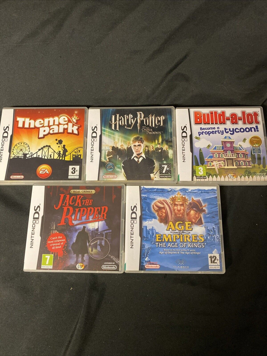Nintendo DS Bundle of 5 Games Suitable For Older Children - (5556)