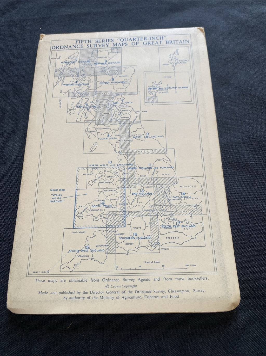 Northern Scotland Ordnance Survey Quarter Inch Map Published 1962 #3 (1290)